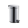 Корзина для мусора с педалью, 8л AQUATEK, полир. хром AQ4992CR