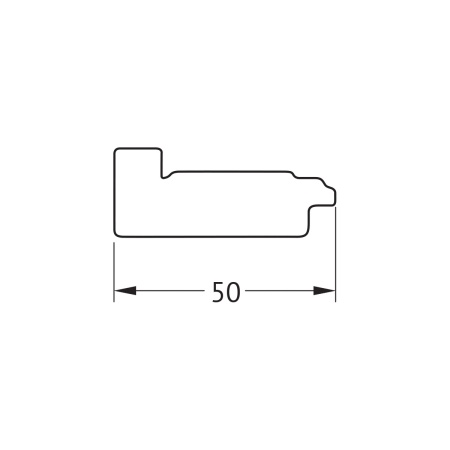 Зеркало настенное EVOFORM в багетной раме состаренное дерево, 62х62 см, BY 7495