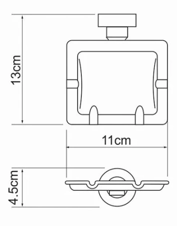 Пепельница подвесная WasserKraft K-1081