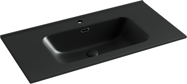 CN7002MB Умывальник накладной прямоугольный Element 913*466*171мм чёрный