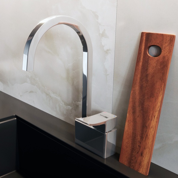 Смеситель WasserKRAFT Aller, кухонный, хромированный, с аэратором