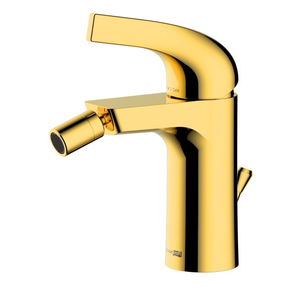 Смеситель биде WasserKRAFT "Sauer" 7106, латунь, нержавеющий, вертикальный монтаж