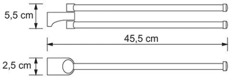 Полотенцедержатель WasserKraft Kammel K-8331