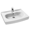 Умывальник  Santek ПИЛОТ 1.WH11.0.569 50 см без кронштейнов, крепежа и сифона