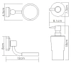 Дозатор для жидкого мыла WasserKraft K-28199