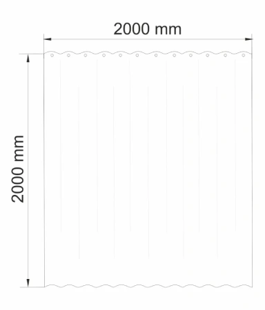 Штора для ванной WasserKraft Vils SC-10102