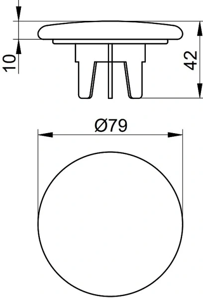 Крышка для умывальника Keuco 59990310001 керамическая