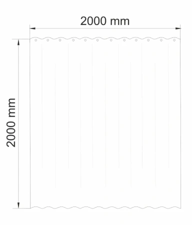 Штора для ванной WasserKraft Ohre SC-37701