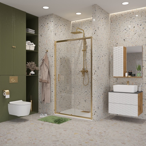 Дверь в нишу NG-42-10AG (100х195) 1 место