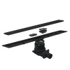 Душевой лоток Pestan Confluo Frameless Line 300 13701259 с двухсторонней решеткой Черный матовый / полая под плитку