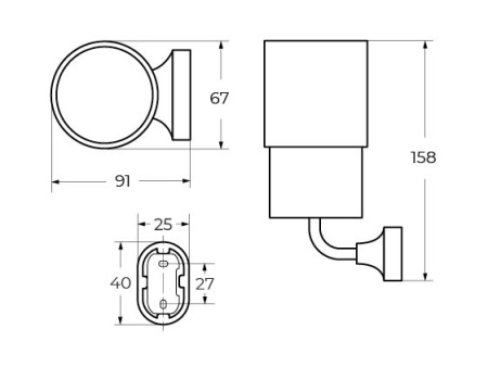 Держатель стакана ART&MAX OVALE AM-E-4068