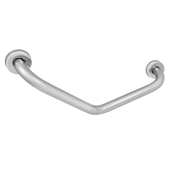 Поручень L  образный «Solinne», 11424, хром, Коллекция Base