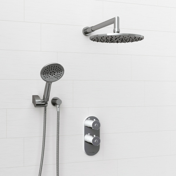 A16030 Thermo Встраиваемый комлплект для душа с верхней душевой насадкой и лейкой