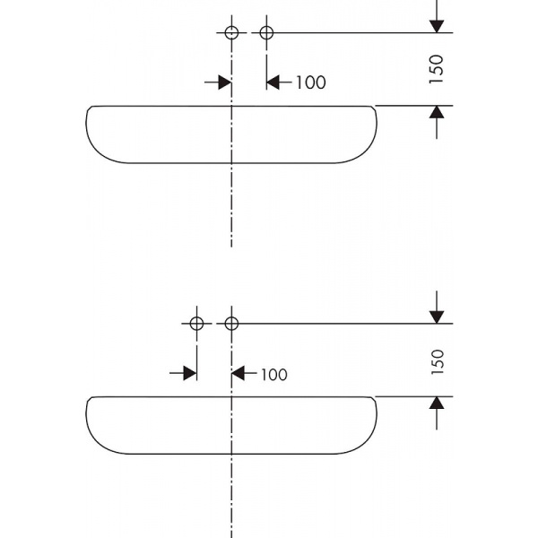Смеситель для раковины Hansgrohe Metris S 31163000 Хром
