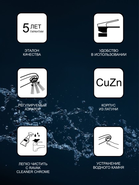 Смеситель скрытого монтажа Ravak Chrome CR 066.00 без переключателя для R-box X070057