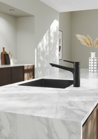 Смеситель для кухни Kludi Mix 329043975 Черный