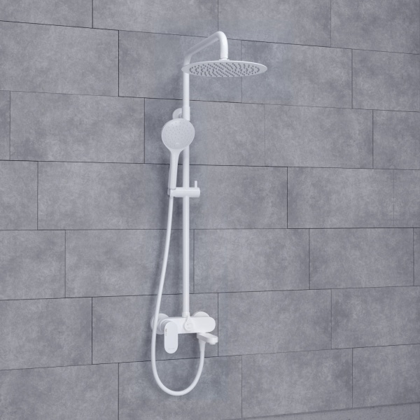 Душевой комплект WasserKRAFT Mindel 8500 A185.257.155.WM, вертикальный монтаж, латунь