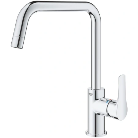 Смеситель для кухни Grohe "Eurosmart" 30567000, глянцевый хром, латунный корпус