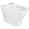 Унитаз Roca The Gap, безободковая, фарфоровый, белый, напольный, 2 кнопки, 34 см х 34 см