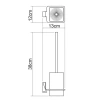 Ершик WasserKraft Leine K-5027WHITE