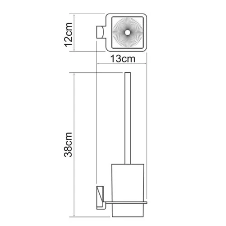 Ершик WasserKraft Leine K-5027WHITE