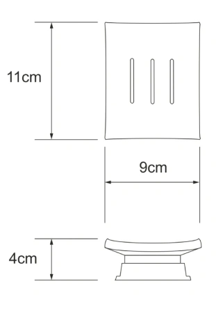 Мыльница WasserKraft Amper K-5429BLACK