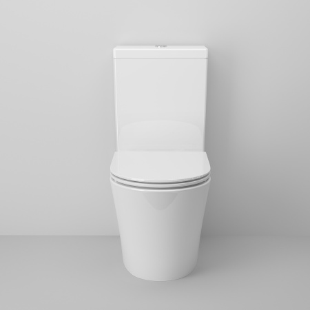 Унитаз Ritz 237K19001RS (665*360*830) напольный БЕЗОБОДКОВЫЙ, с тонкой крышкой, 3 места