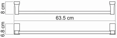 Полотенцедержатель WasserKraft Exter K-5230