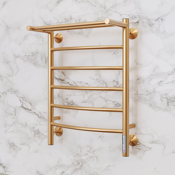 Полотенцесушитель электрический Terminus Классик П6 400x650 с полкой