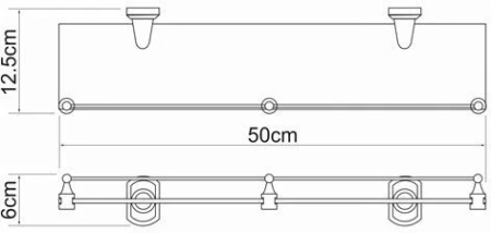 Полка WasserKraft Oder K-3044
