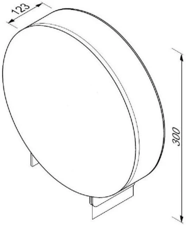 Диспенсер для туалетной бумаги Geesa Public Area 1222 сталь