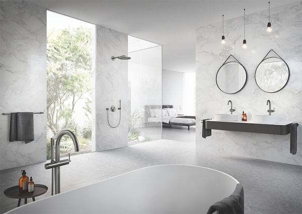 Шланговое подключение Grohe Rainshower 27057AL0 Темный графит