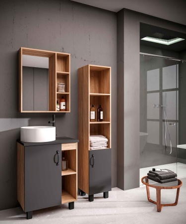 Столешница МДФ "ФЛАЙ-60 см" серая