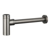 AQM7010GM Сифон для раковины латунный, Gun metal
