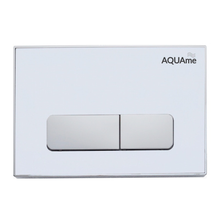 AQM4104W Панель смыва акриловая AQUAme, белый