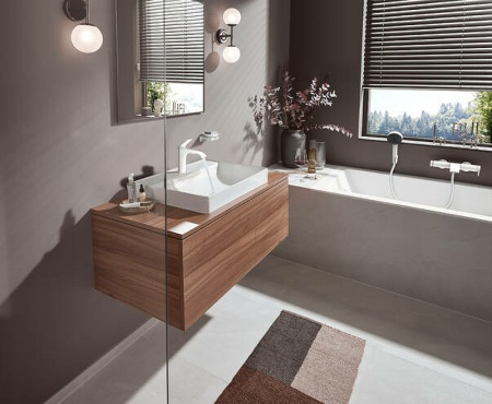 Смеситель для ванны Hansgrohe Vivenis 75420700 Белый матовый