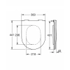 Крышка-сиденье Grohe Essence с микролифтом 39577000