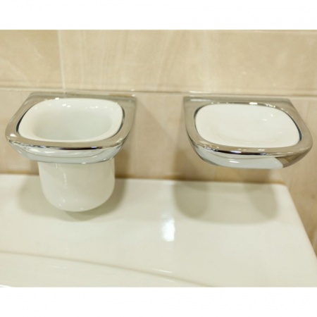 Мыльница Kludi Ambienta 5398505 Хром Белый