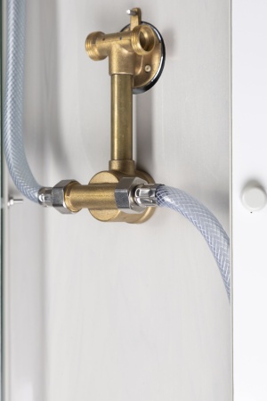 Душ.каб. NG-5301-14 (900х900х2150) низкий поддон(13см), стекло МАТОВОЕ белые  профиля 3 места