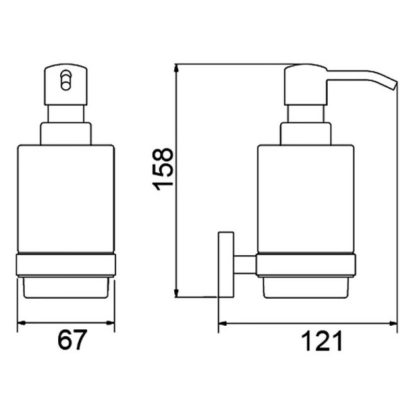 Дозатор для жидкого мыла Timo Saona 13039/17 Золотой