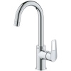 Смеситель для раковины Grohe "BauLoop" 23763001, рычажный, хром, длина излива 14 см