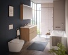 Комплект унитаза с инсталляцией Vitra Integra Round 9856B003-7205 с сиденьем Микролифт и клавишей смыва Хром глянцевый