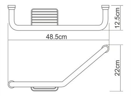 Поручень для ванны WasserKraft K-1077Left
