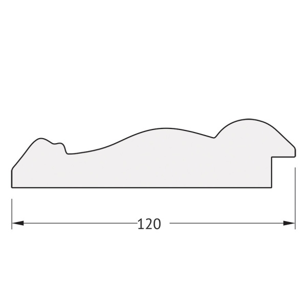 Зеркало настенное Polygon EVOFORM в багетной раме состаренное серебро с орнаментом, 72х92 см, BY 7263