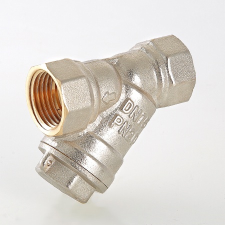 Фильтр механической очистки Valtec 3/4" В косой никелированный