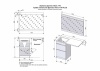 Тумба без раковины напольная "Даллас 110", Люкс белая, с раковиной