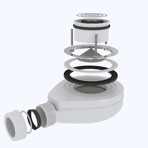 Сифон для душевых поддонов RGW S-016-1 Волна Пустыня 90 мм