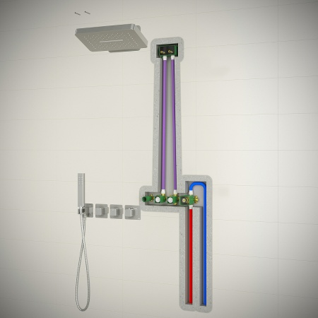 Душевая система Timo Petruma SX-5249/00SM с термостатом Хром