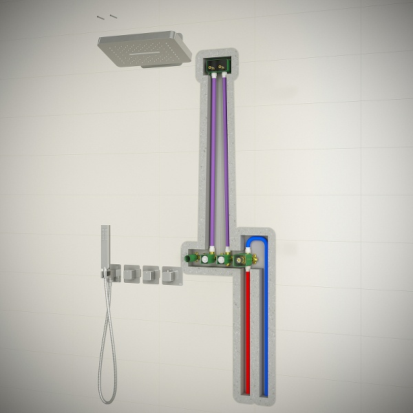 Душевая система Timo Petruma SX-5249/00SM с термостатом Хром