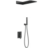 Душевая система Timo "Briana" SX-7139/03SM, верхний тропический душ, черный